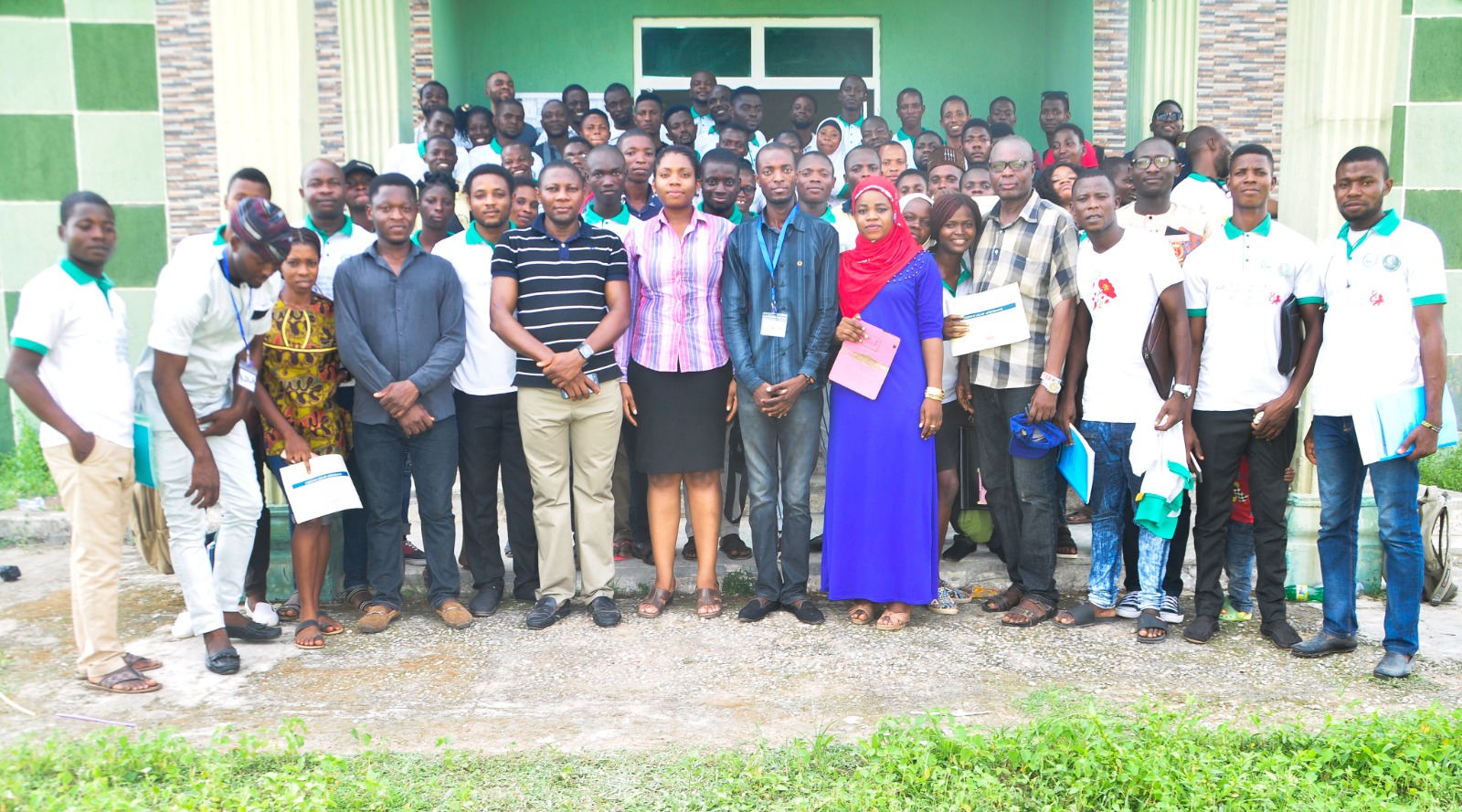 Participants at a skills engagement