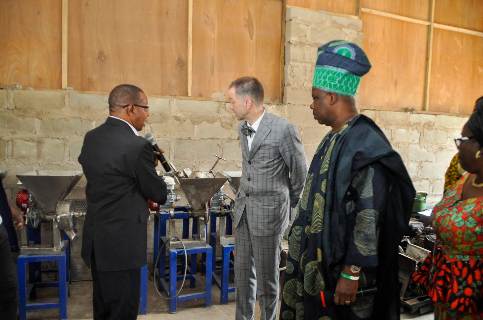 Participants at a skills development event